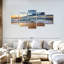 Ensemble 5 pièces Sea Cloudscape sur toile-714004867