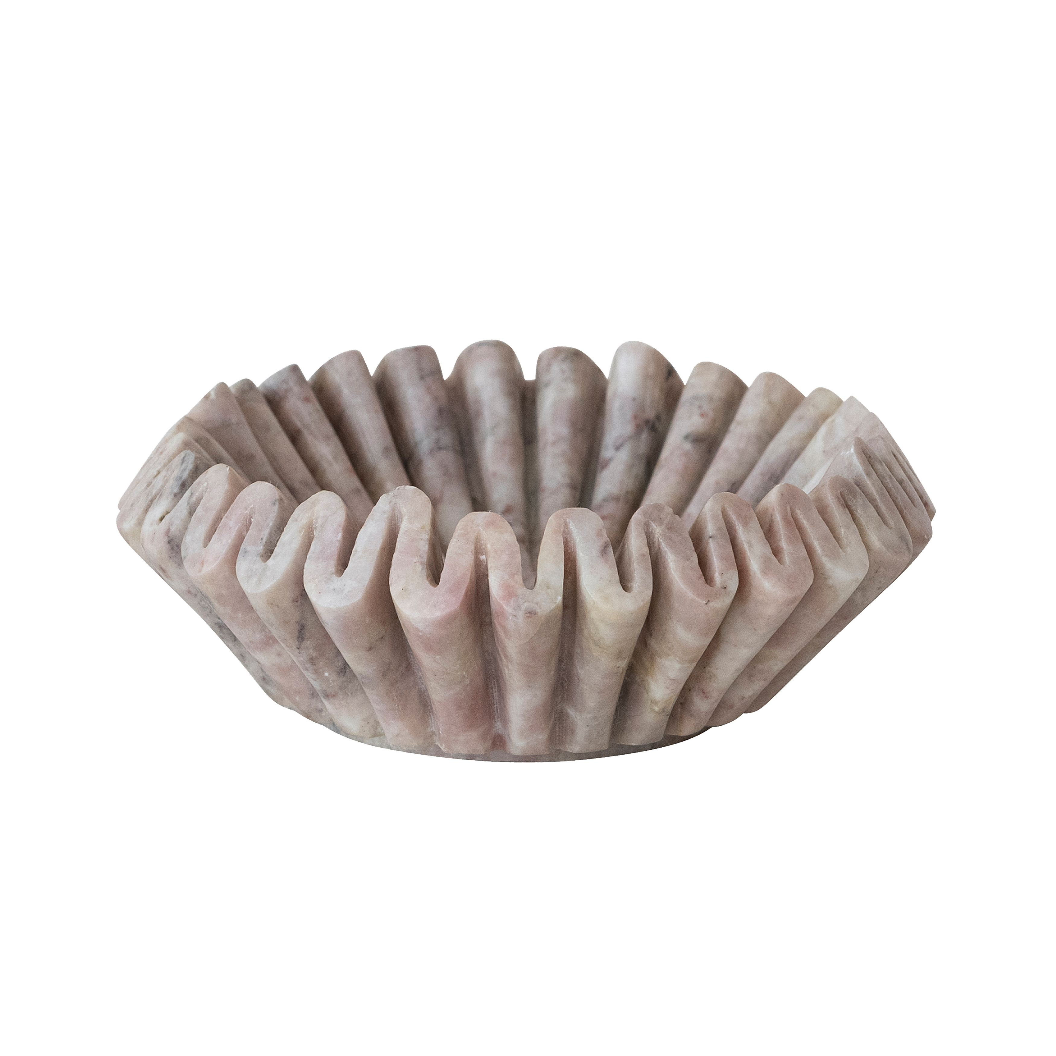 Marble Fluted Dish