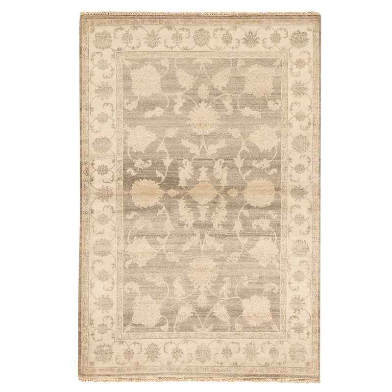Tapis rectangulaire noué à la main