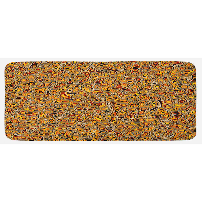 Modern & Contemporary Polyester Kitchen Mat