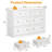 White 7-Drawer Dresser