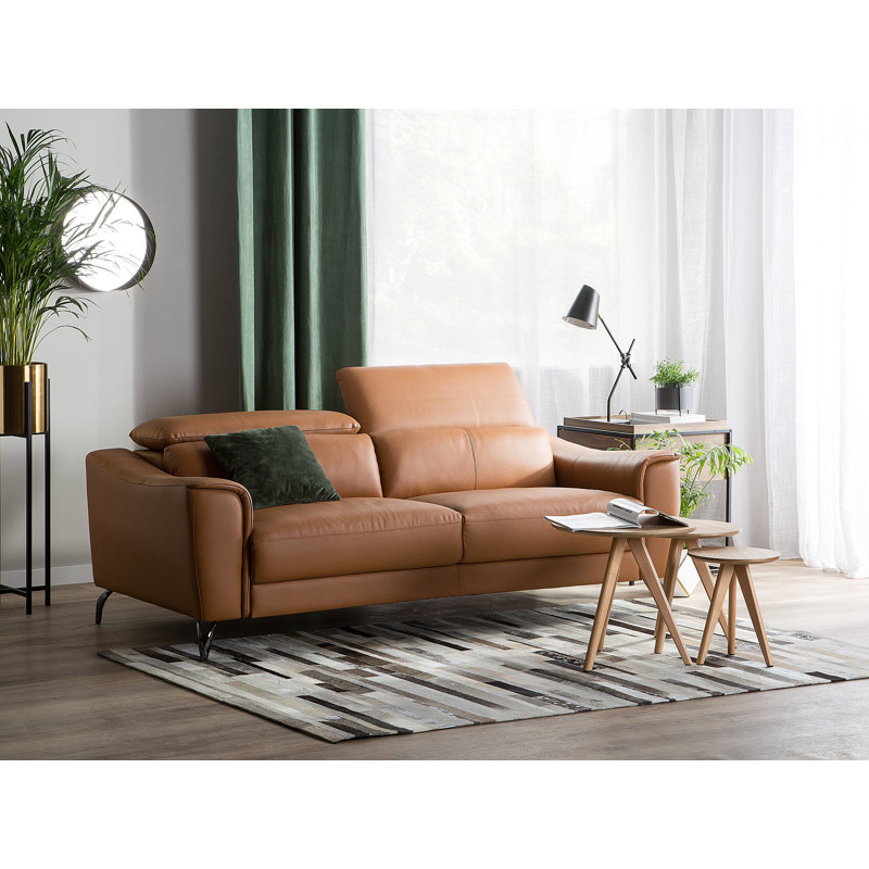 Heilman Faux Leather Sofa