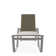 Holna Outdoor Rust-Resistant Metal Chaise Lounge