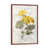Toile classique avec cadre brun