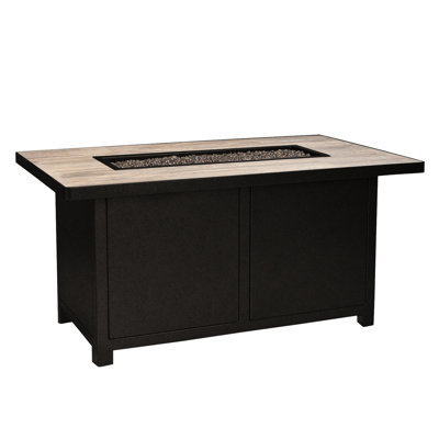 Capri Cast Iron Outdoor Fire Pit Table