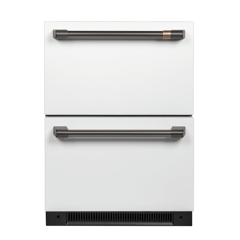 Double Drawer Handle Kit, Brushed Black