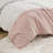 3 PCS Colorblock Clip Jacquard Comforter Set