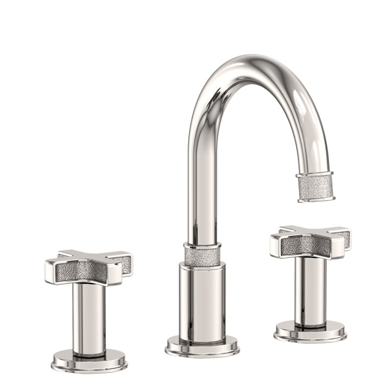 Griffey Widespread Lavatory Faucet, Polished Nickel