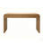 Walnut Curved Design 3-Drawer Long Console Table