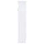 Grand lit mural blanc - Maximisez l'espace des pièces polyvalentes. Support de matelas confortable. Pas de sommier tapissier. Fabriqué à partir de contreplaqué. Assemblage facile. Dimensions: L 82,2 po x l 67,1 po x H 90,5 po avec armoires-767911515