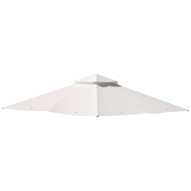 Outsunny Beige Polyester Roof for Gazebo