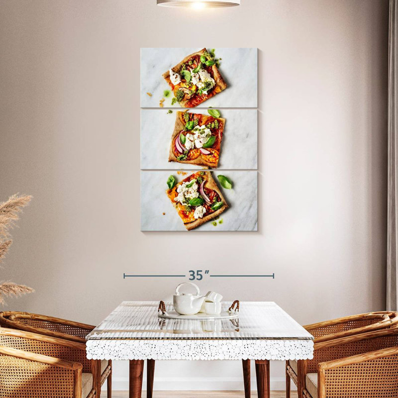 Yarlin Flatbread Pizza Squares, 45'' H x 28'' W