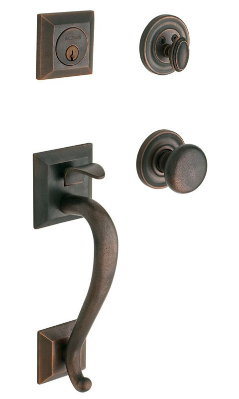 Madison Sectional Trim with 5015 Classic Knob, Distressed Oil Rubbed Bronze, Large