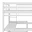 Lit double en bois robuste avec bureau intégré-107968564