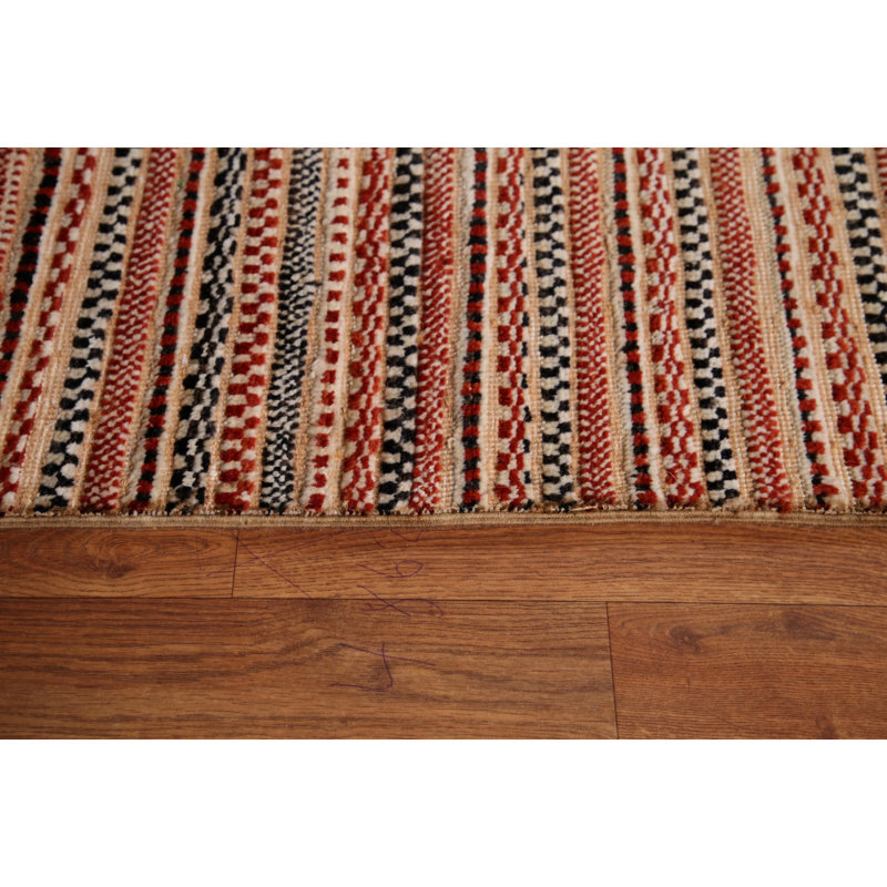 Tapis unique en laine noué à la main nouvel âge 5 pi 11 po x 9 pi 1 po Gabbeh Kashkoli