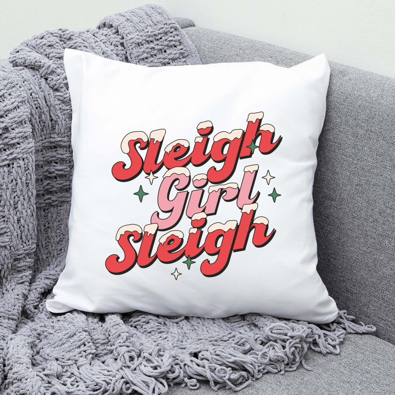 Christmas_5 Polyester/Polyester Blend Reversible Throw Pillow, 18" x 18"