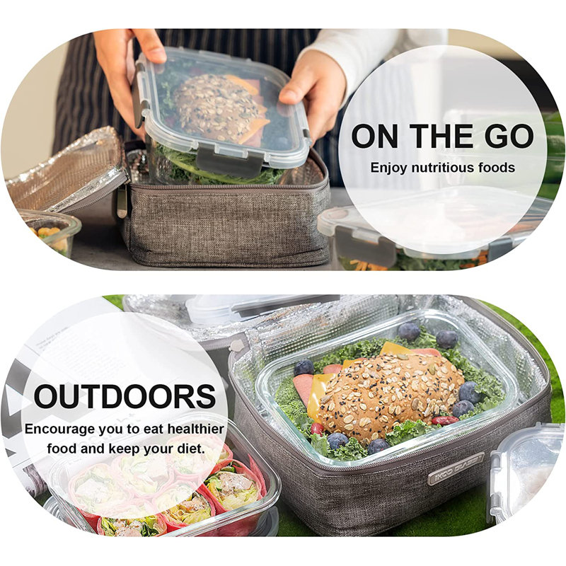 Allauddin Glass Food Storage Container