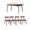 Solid wood table set