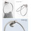 Ensemble de quincaillerie de salle de bain en acier inoxydable VIBRANTBATH 5 pièces, robuste et facile à installer avec un design élégant-72767418