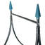Garden Arch Dark Green 142x37x275 cm Iron