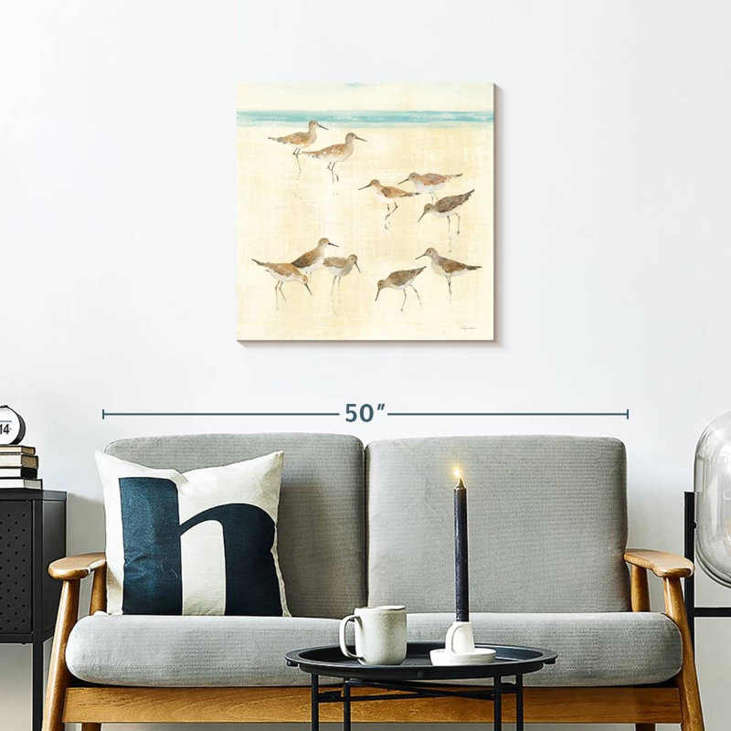 Crowle Sandpipers White, 24" H x 24" W