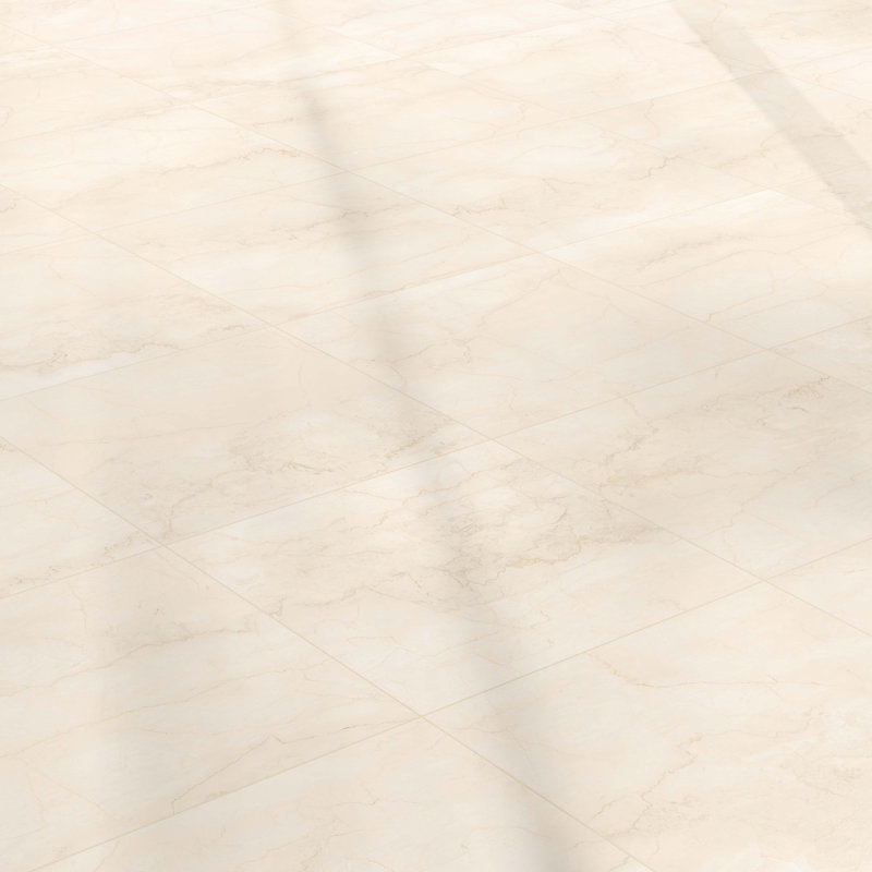Krema Natural Polished 24x24 Marble Look Rectified