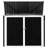 5 ft. W x 3 ft. D Metal Horizontal Garbage Shed