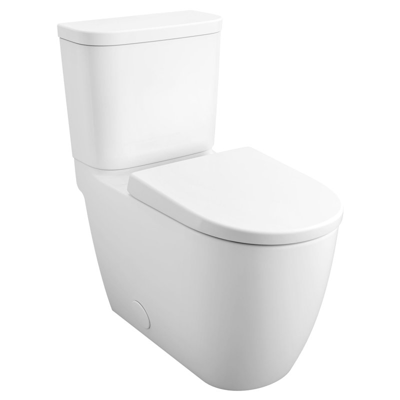 Essence 1.28 GPF (Water Efficient) Elongated Two-Piece Toilet (Seat Included), Right-Hand