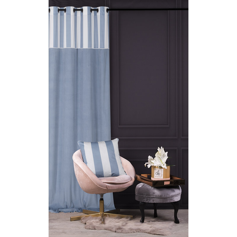 Velvet Curtain Conant, Blue