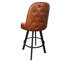 Tabouret de bar commercial pivotant capitonné-895886769