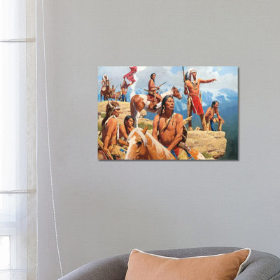 Smoke Talk By David Mann - Wrapped Canvas Graphic Art by David Mann - Wrapped Canvas Print