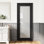 Porte de dalle noire, dalle de porte en verre givré, dalle de porte intérieure en verre trempé en céramique trempée, porte standard à noyau solide, porte de garde-manger, porte de pièce, porte en bois aggloméré