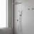 10" Square Rain Shower Head With Handheld – No Shower Valve Included