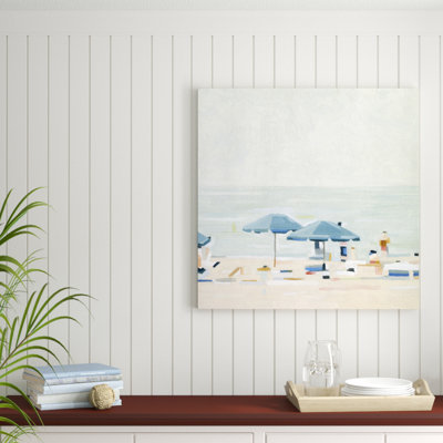 If It's The Beaches I by Emma Scarvey - Wrapped Canvas Painting