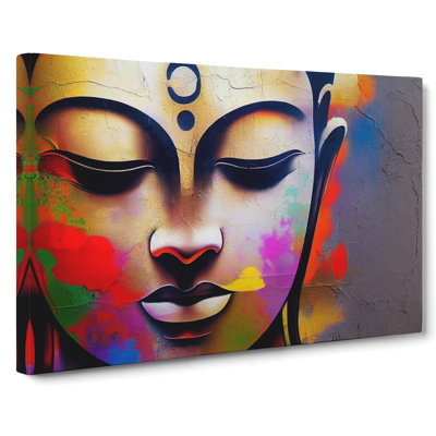 Paint Drip Buddha Vol.2 - Wrapped Canvas