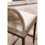 Tabourets de bar Comfort, sièges modernes en corde d'aluminium pour bar de patio