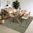Large Striped Easy Jute Rug 10x13 Modern Geometric Floor Cover, Non-Slip Neutral Indoor Outdoor Living Room Carpet, Non-Shedding Accent Carpet-676948601-676948592