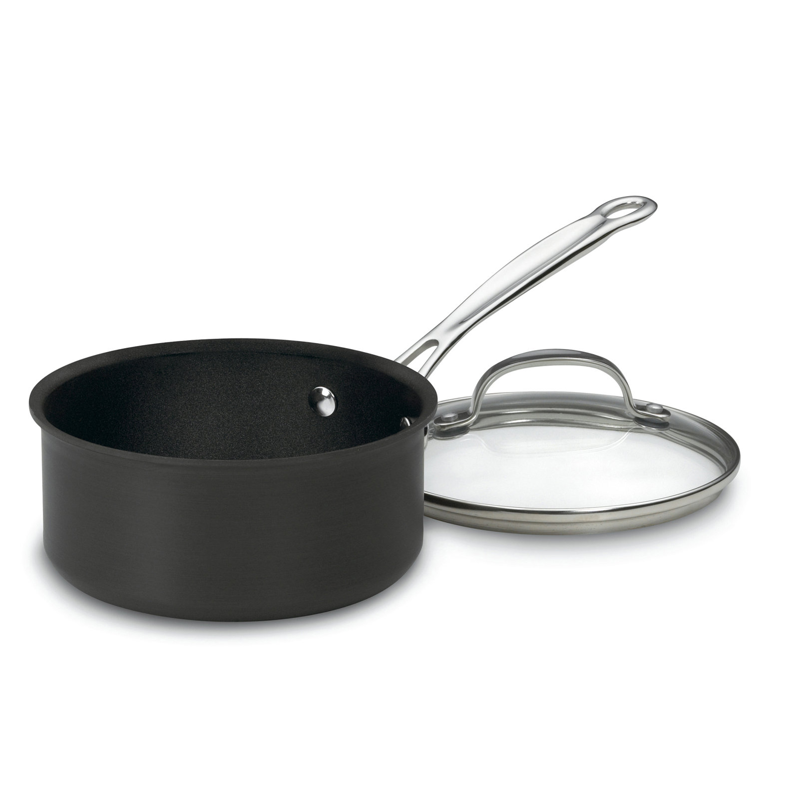 Cuisinart Chef's Classic Non-stick Hard-Anodized Saucepan with Lid, 1.5 qt.