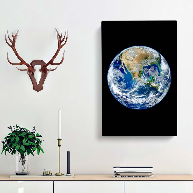 An Amazing Image Of Earth - Wrapped Canvas Print, 50cm H x 35cm W x 3cm D