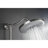 Brushed Nickel System With 10" Rainfall Showerhead, 4 Hand Shower, Adjustable Slide Bar And Soap Dish For Bathroom Use Natural Rain Showerhead Aggregation Bar, In-127368544