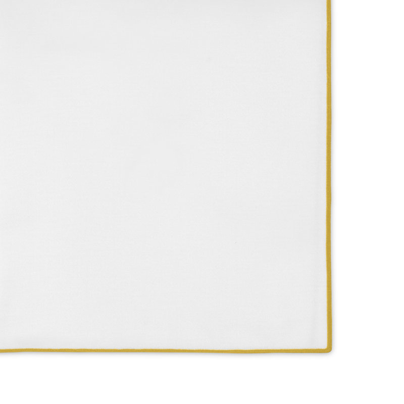 Arlo 14'' Placemat, White/Lagos