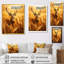Noble «Dear In Summer Wheatfields», art mural animal cerf-1259723323-1259723325