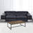 Oakgrove Rectangular Coffee Table in Weathered Oak and Black