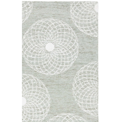 Ebony Hand Tufted Performance Geometric Rug