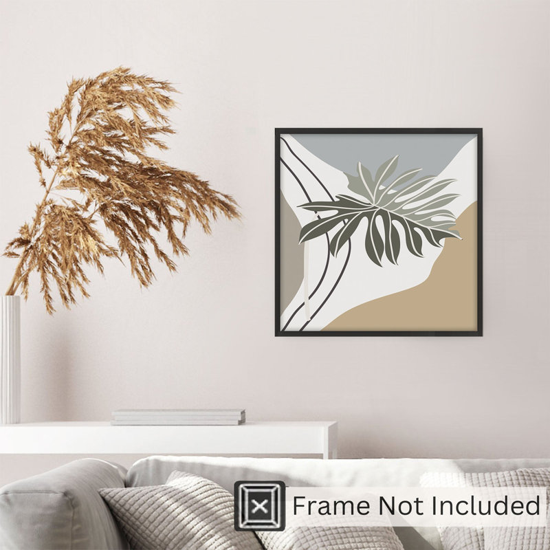 «Botanical Leaf III Bohemian», reproduction d'art non encadrée
