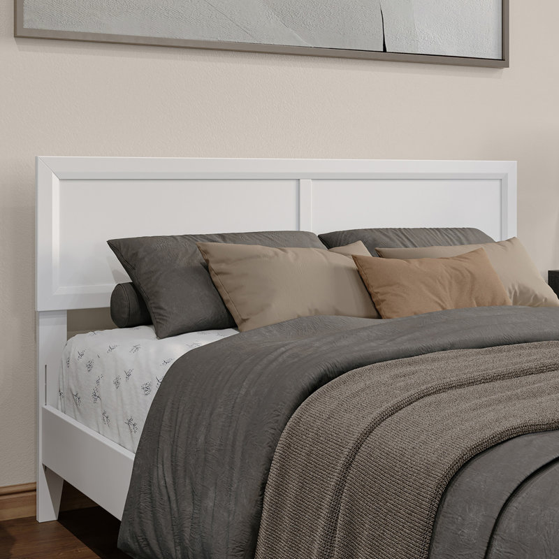 Avaleen Wood Headboard, Queen, White