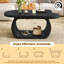 Table basse Modern Cloud, épaisseur de la table 1,5 po, table d'appoint irrégulière, pieds de table courbés, table d'appoint à bords arrondis au design unique-904570128