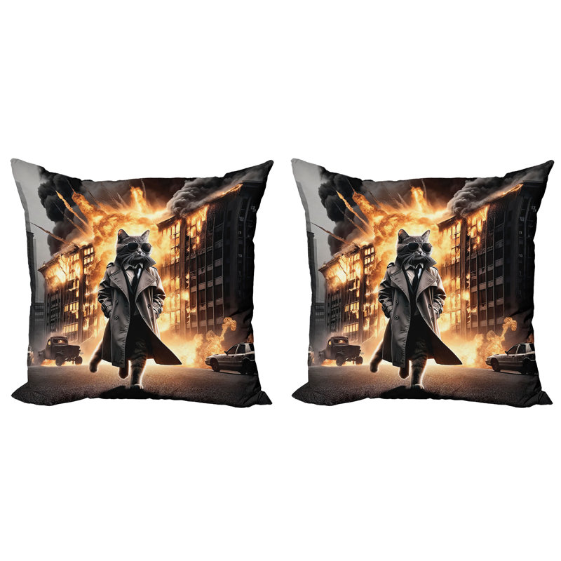 429877_Ambesonne - Housse de coussin pour chat, H 20 po x l 20 po