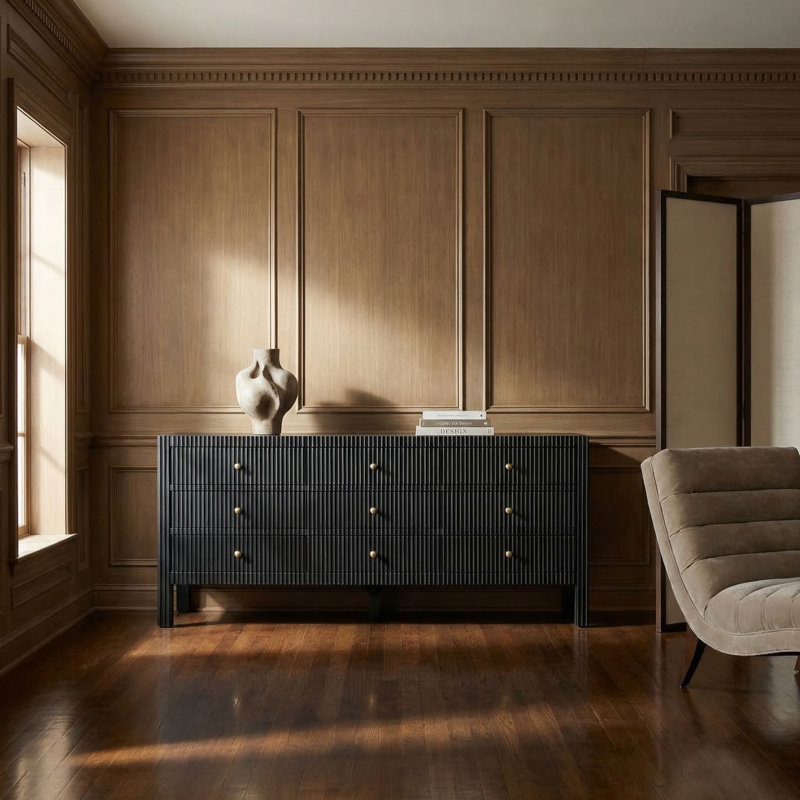 Conrad 9 - Drawer Solid Wood Dresser