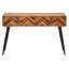 115cm Solid Wood Top Console Table